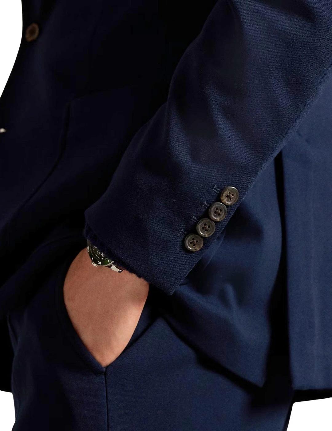 Ralph Lauren Chaqueta Polo Soft de punto doble