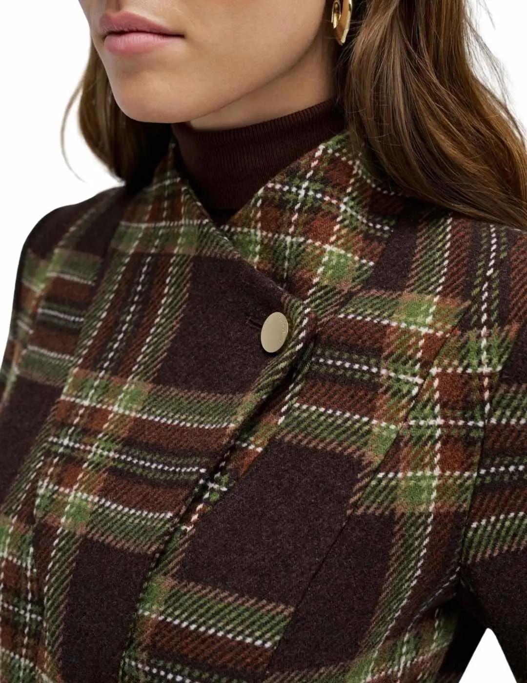 Salsa Abrigo de paño Grace largo con cinturón