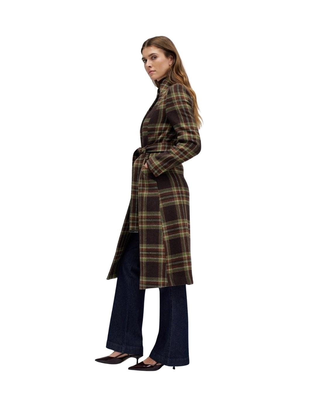 Salsa Abrigo de paño Grace largo con cinturón