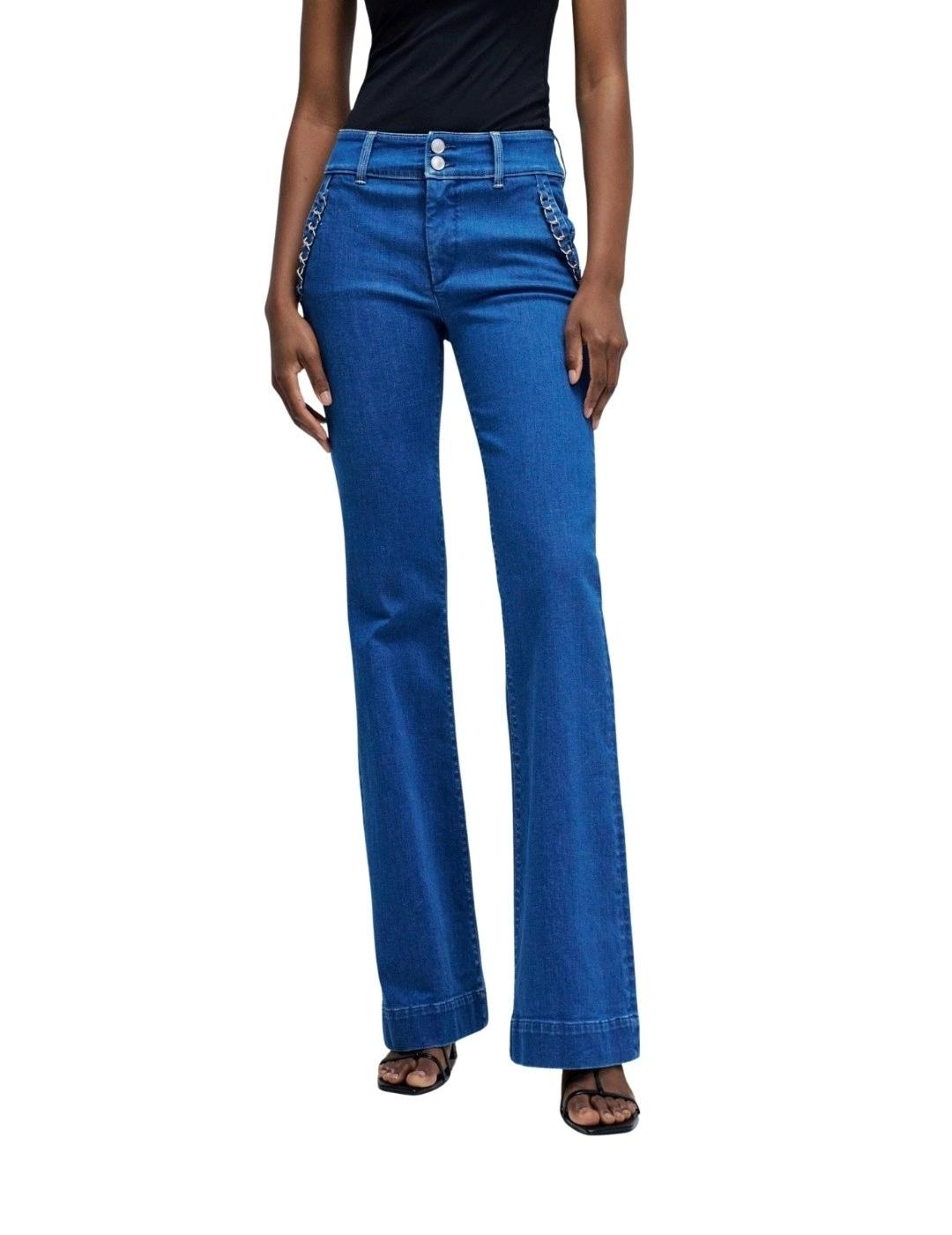 Salsa Pantalones Secret Chino Push in Flare