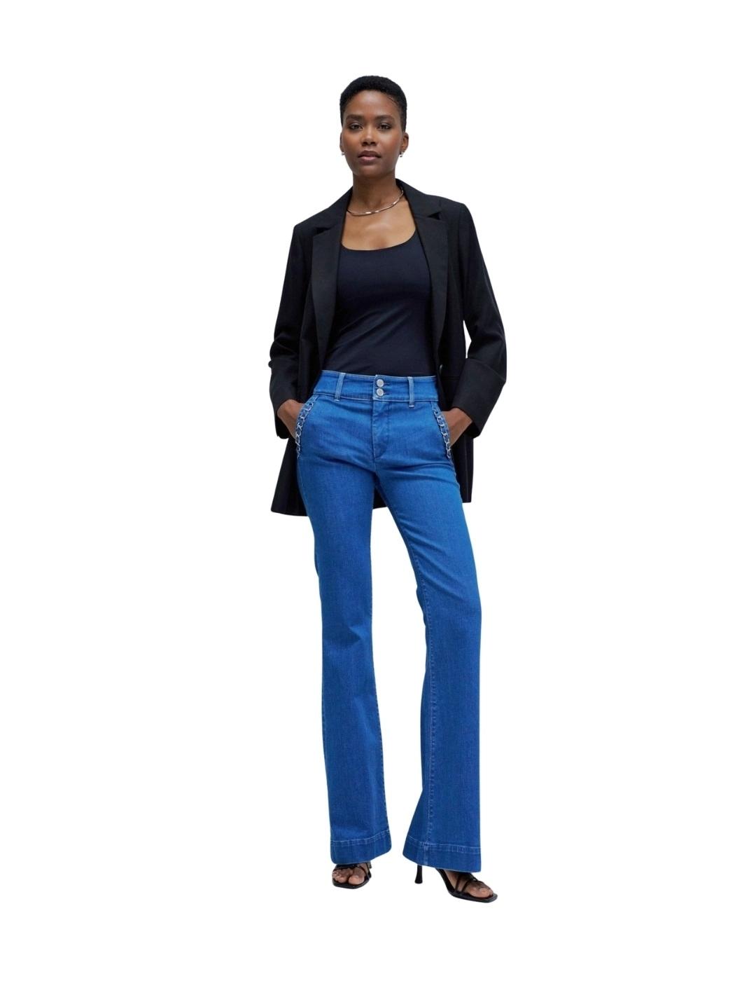 Salsa Pantalones Secret Chino Push in Flare