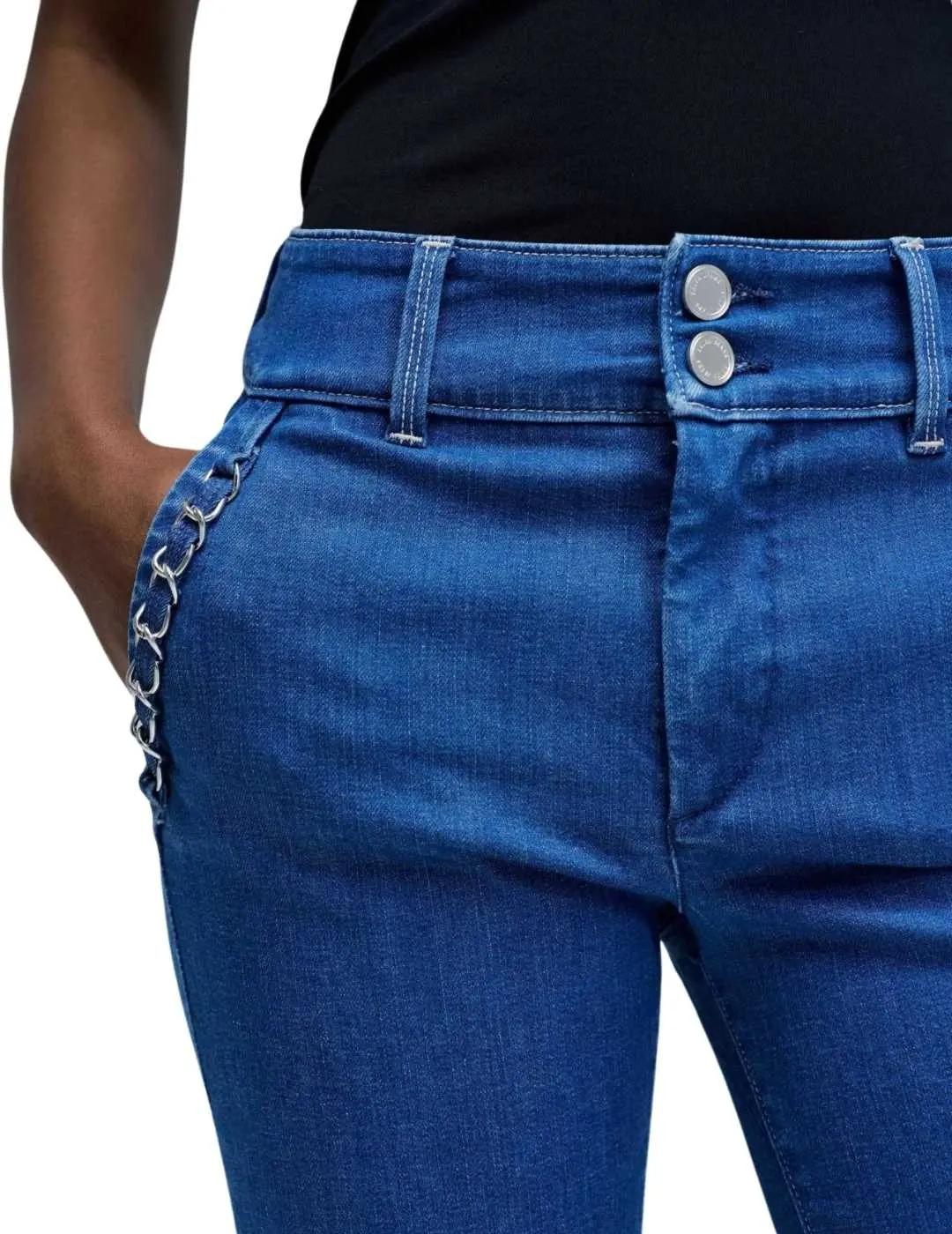 Salsa Pantalones Secret Chino Push in Flare