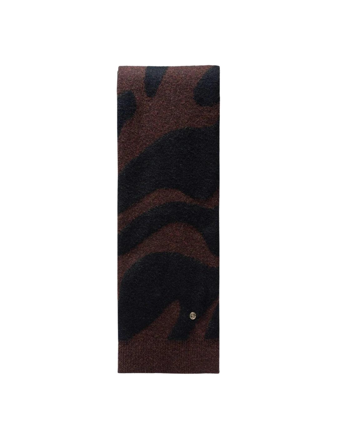 Salsa Bufanda Animal Print Marrón