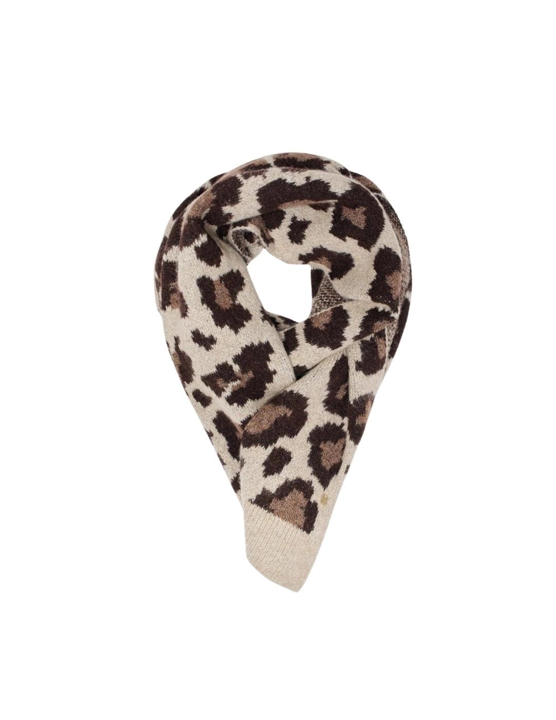 Salsa Bufanda Animal Print Beige