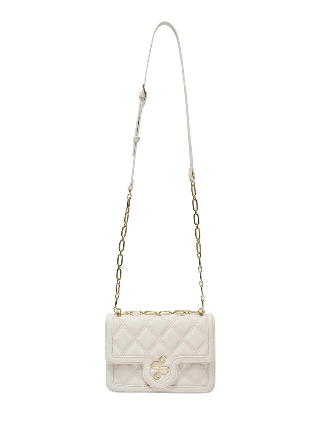 Salsa Bolso Acolchado Efecto piel Blanco