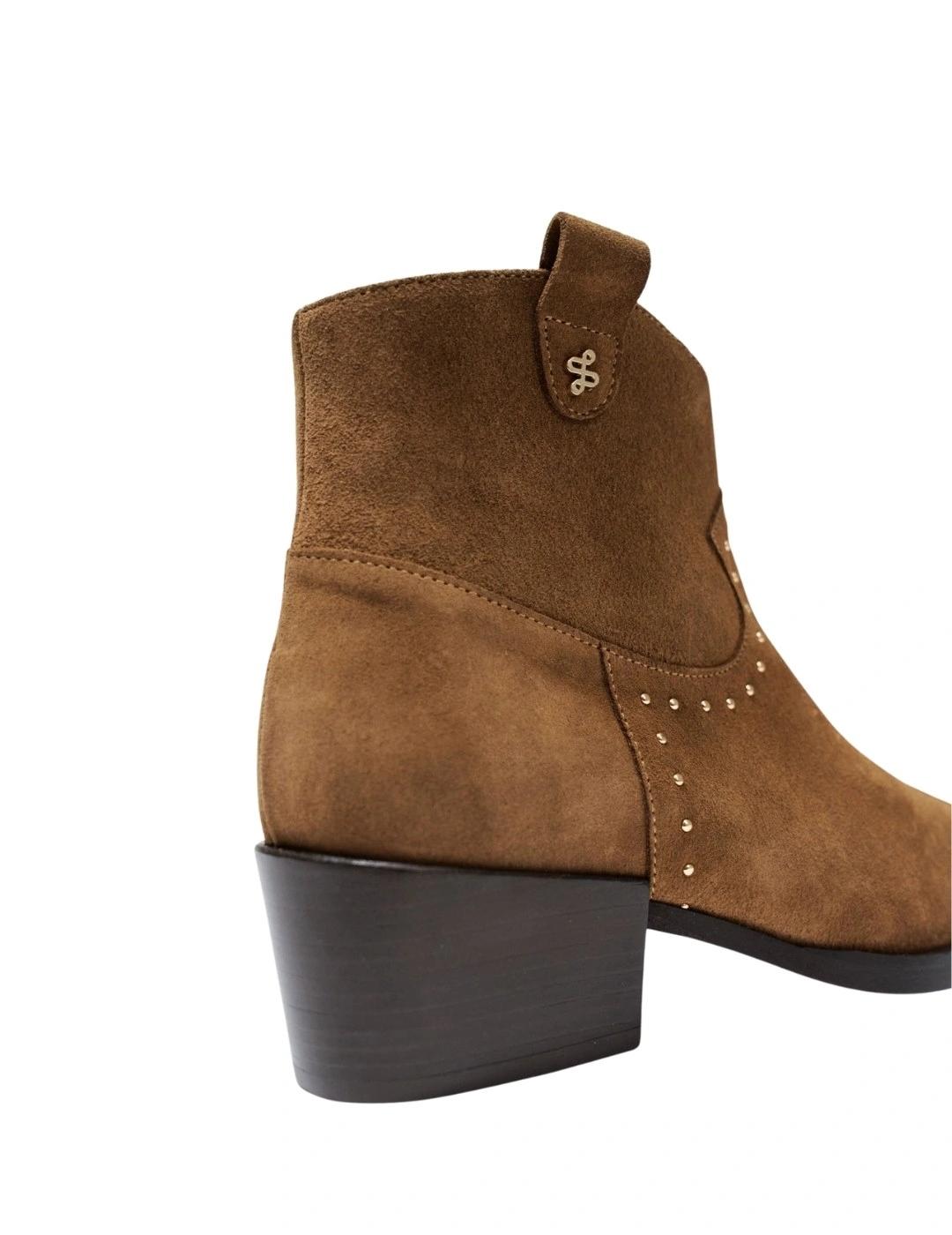 Salsa Botas Cowboy en piel Marrón