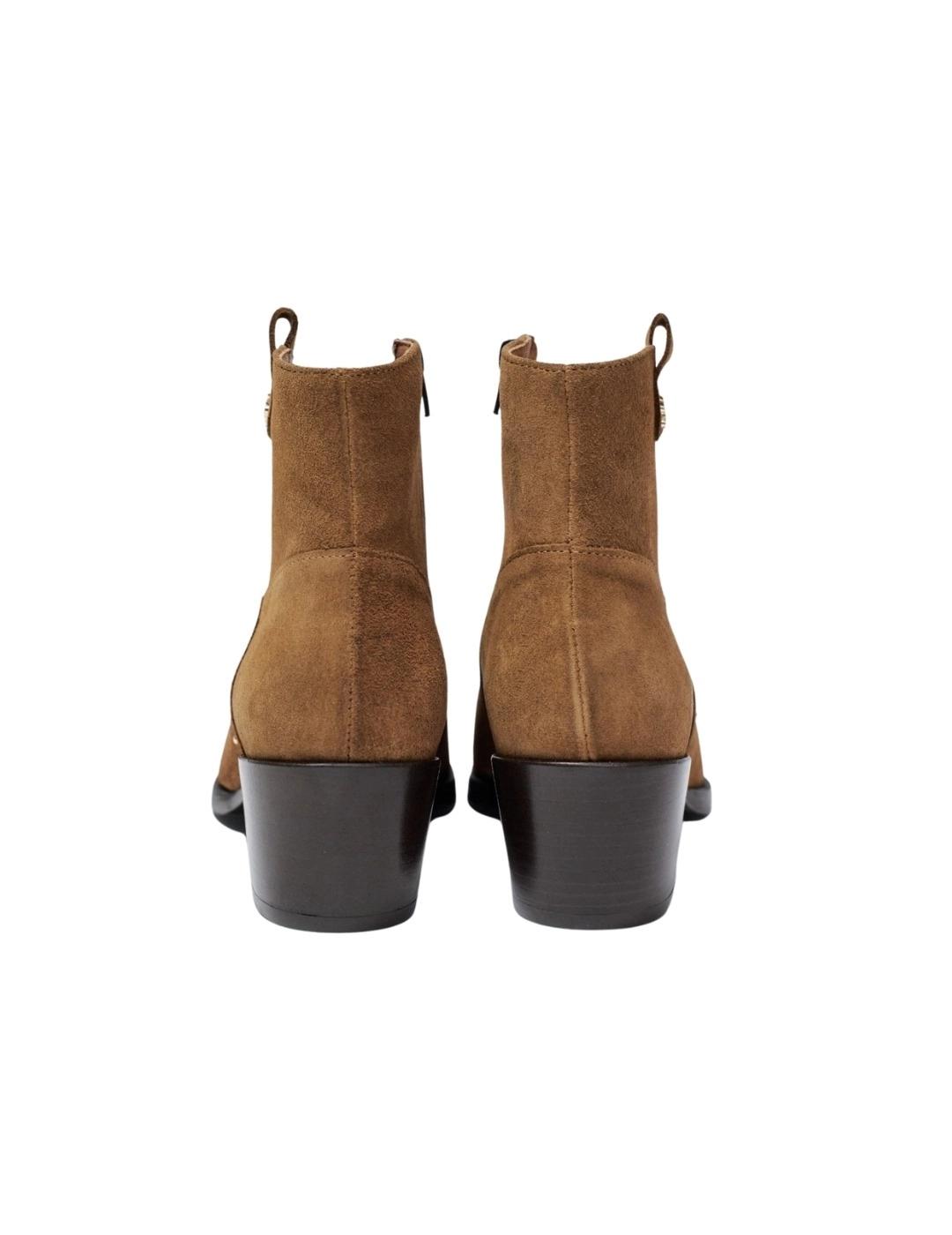 Salsa Botas Cowboy en piel Marrón