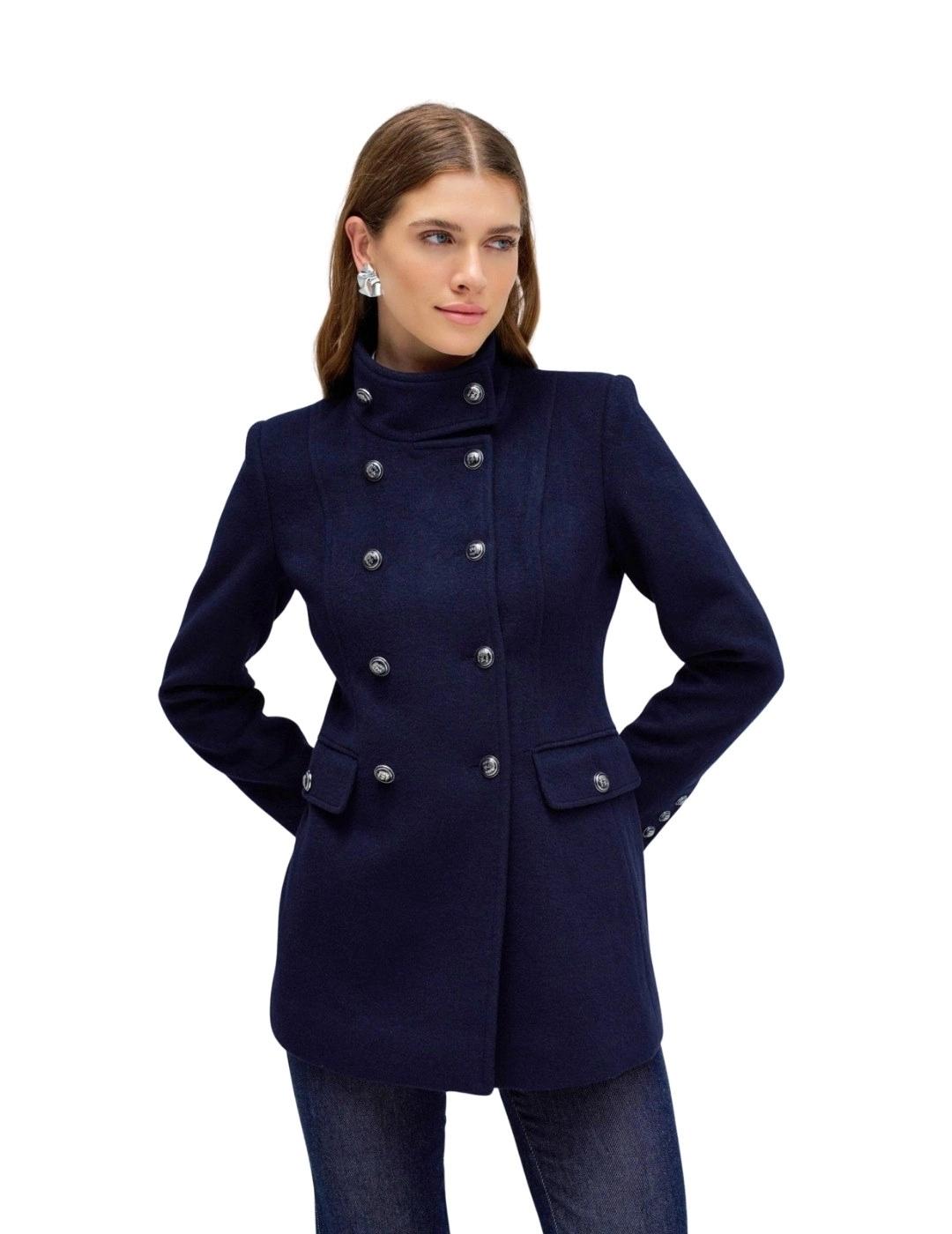 Salsa Abrigo de paño corto Azul marino