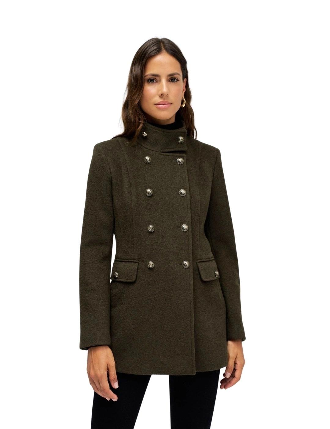 Salsa Abrigo de paño corto Verde