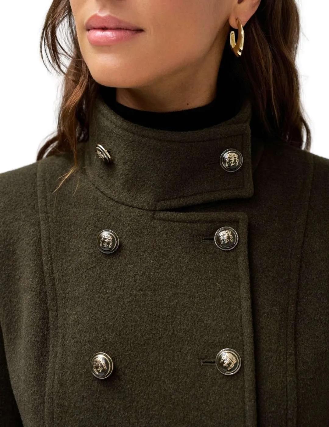 Salsa Abrigo de paño corto Verde