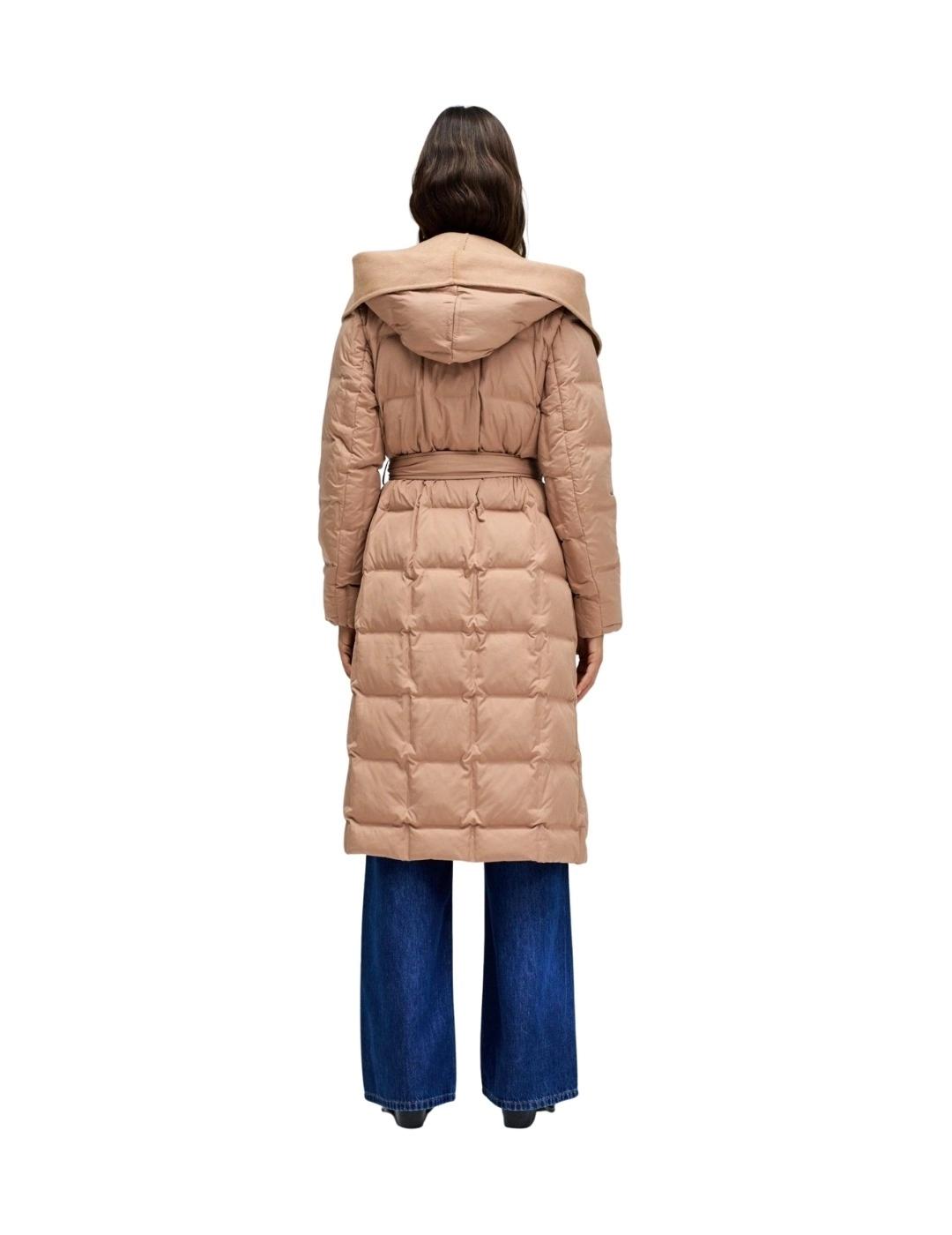 Salsa Abrigo acolchado largo Camel