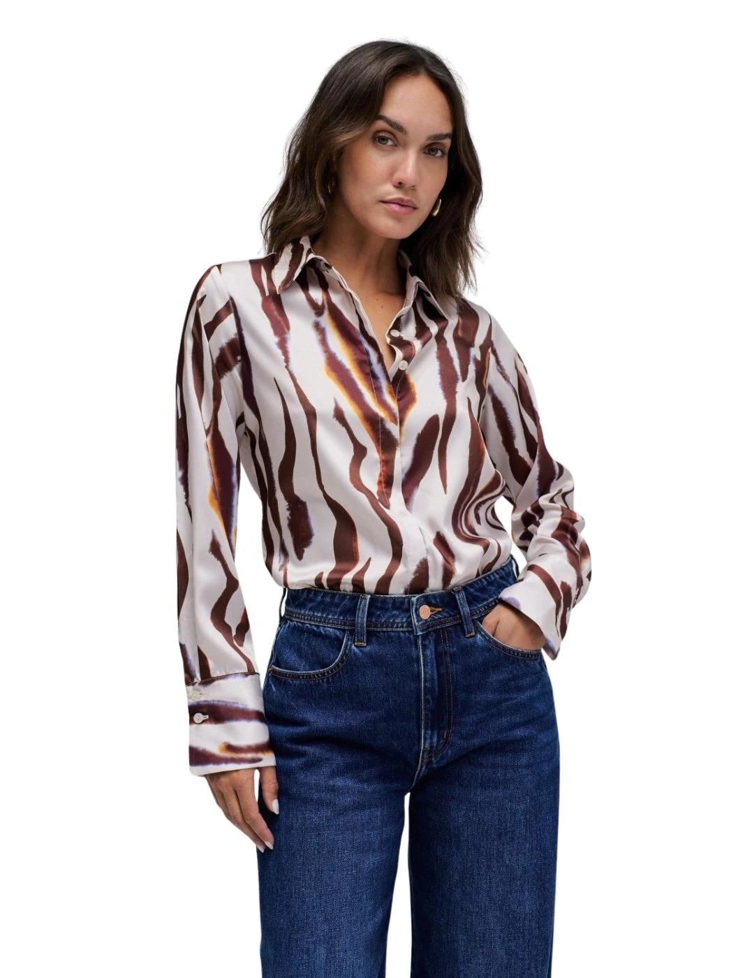 Salsa Camisa estampado animal