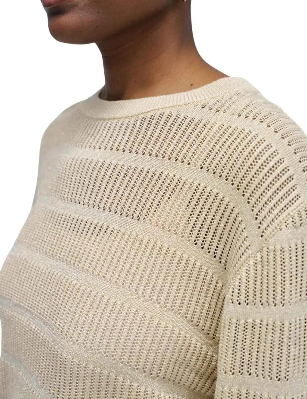 Salsa Jersey de punto con brillo