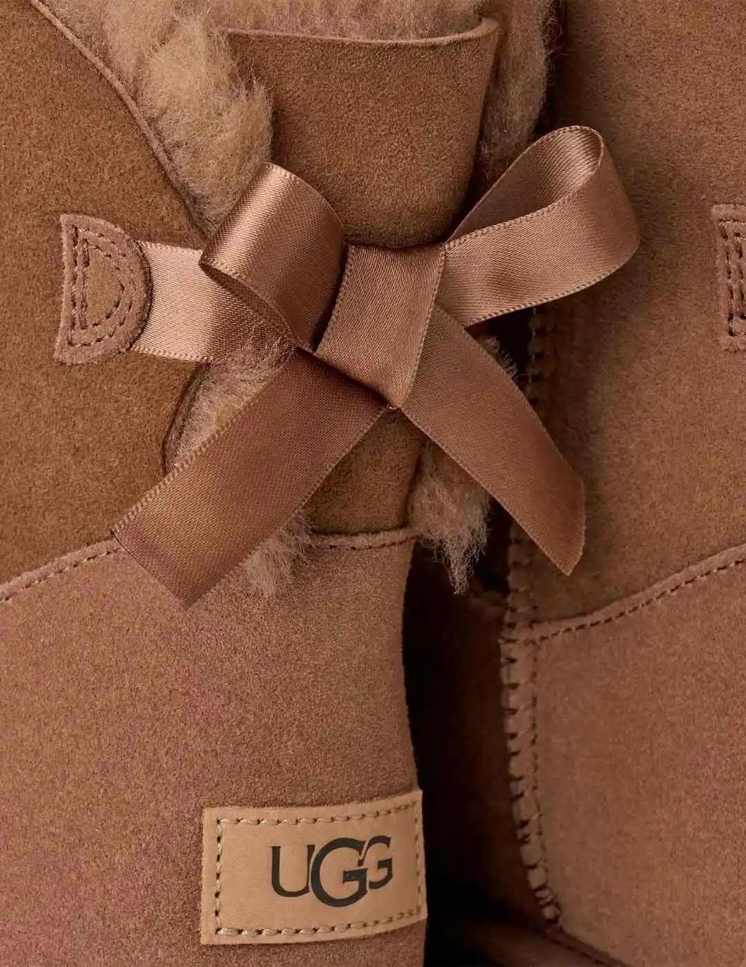 Ugg Botas Mini Bailey Bow II Rocky Oak