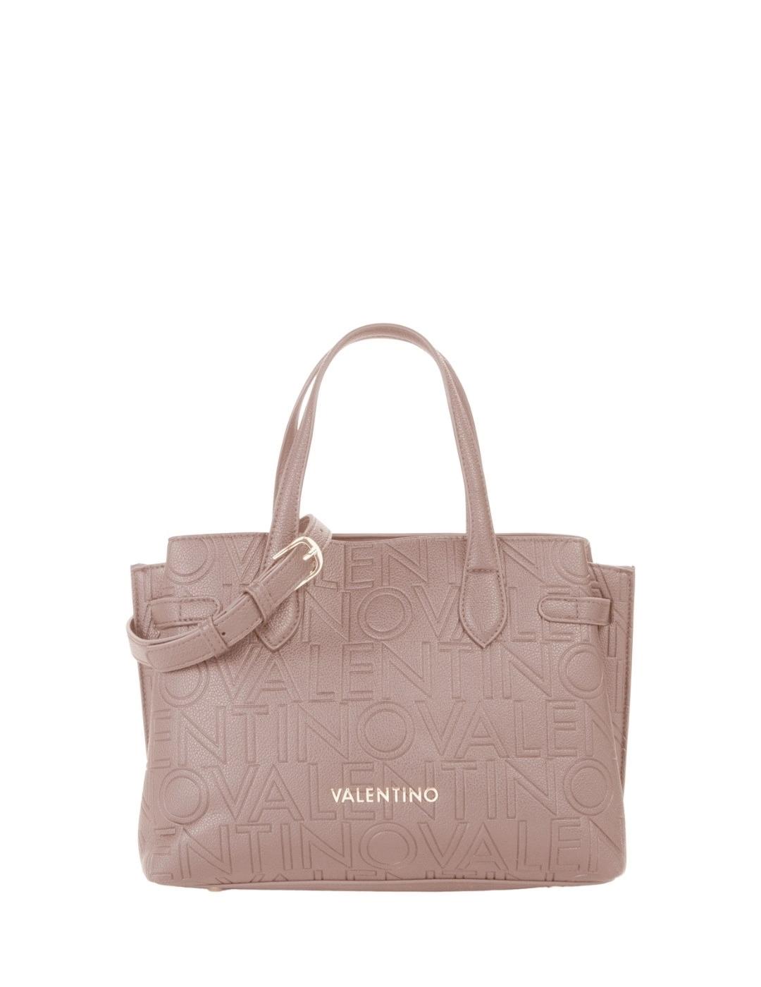 Valentino Bolso Shopping Pansy Beige