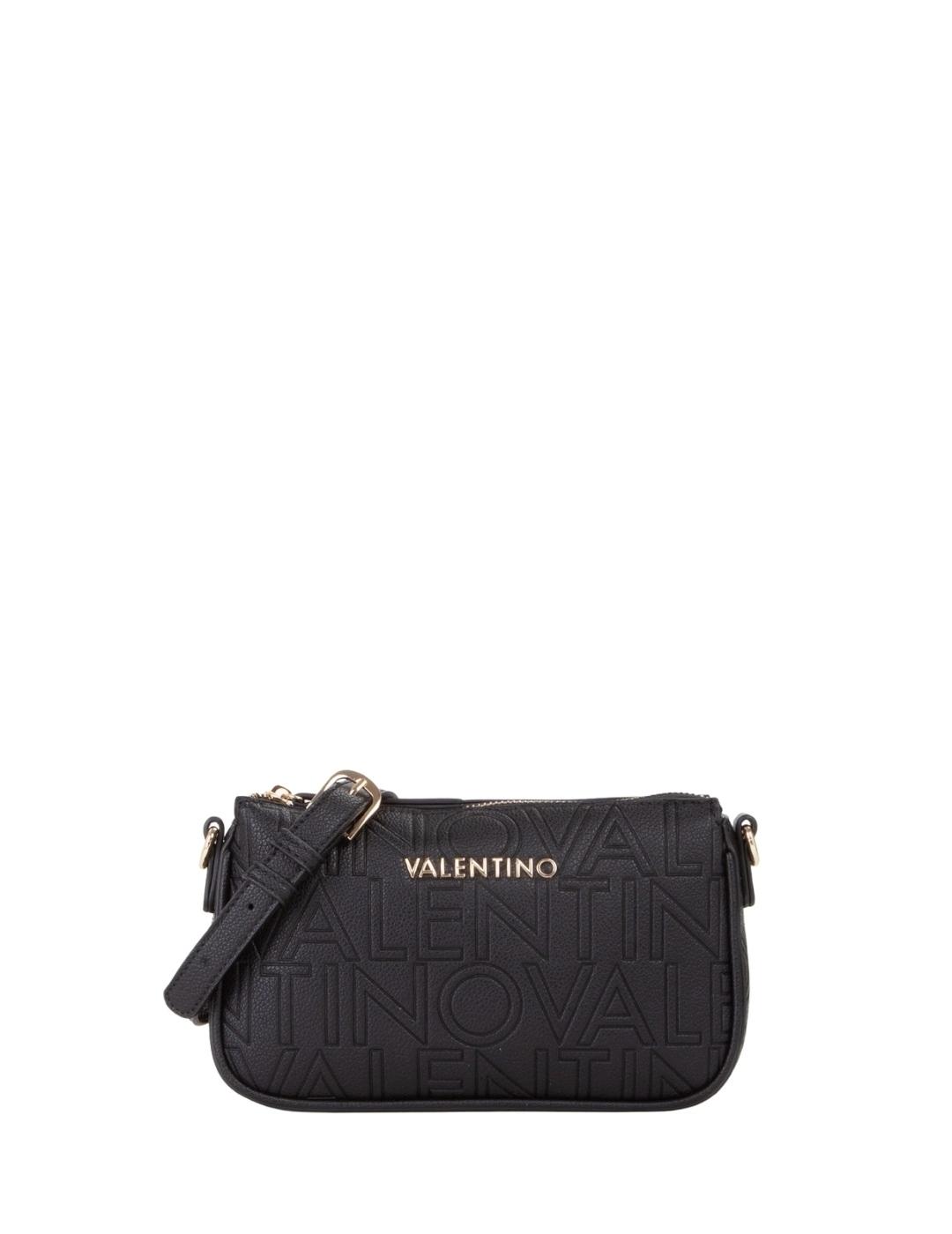 Valentino Bolso Tracolla Pansy Negro