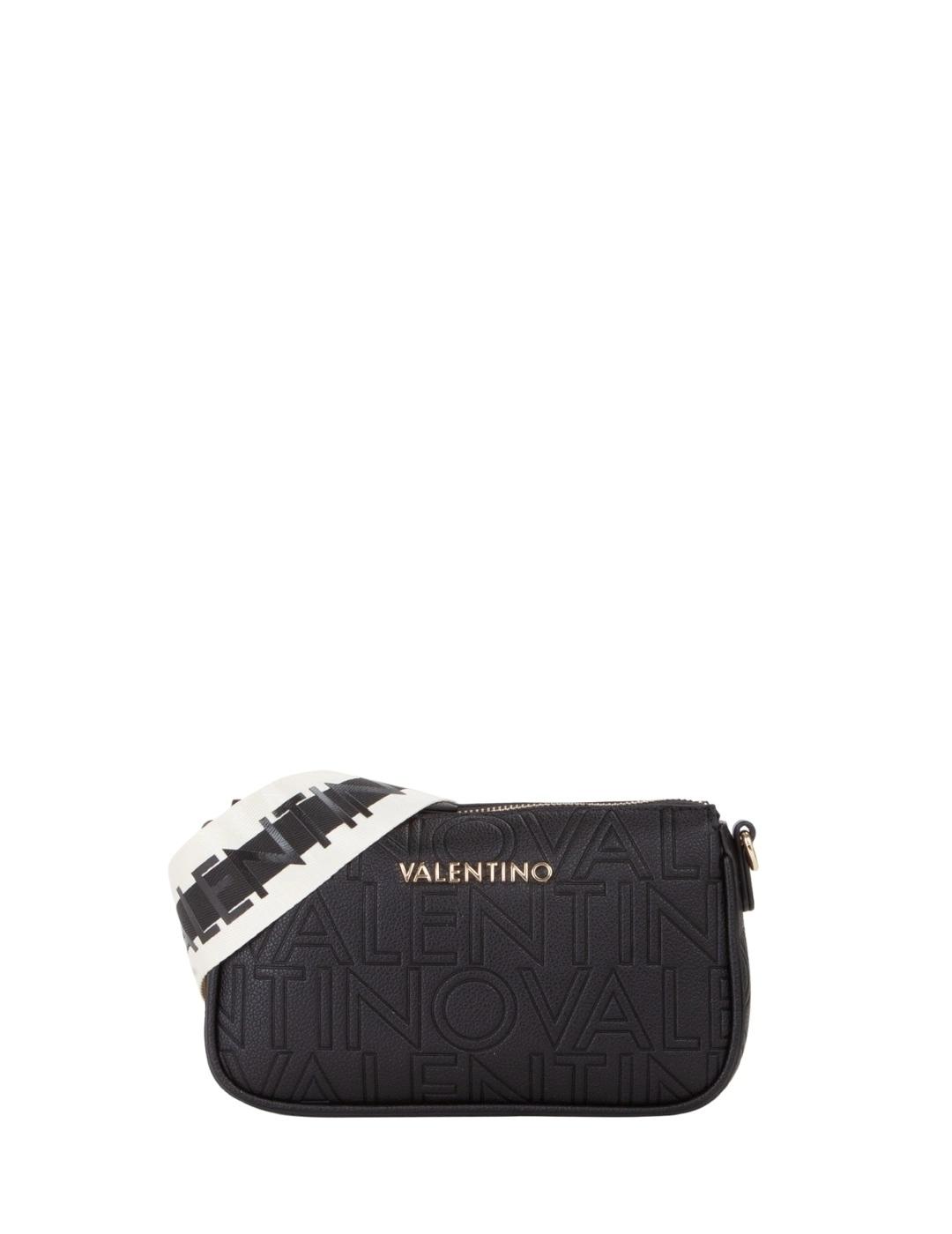 Valentino Bolso Tracolla Pansy Negro