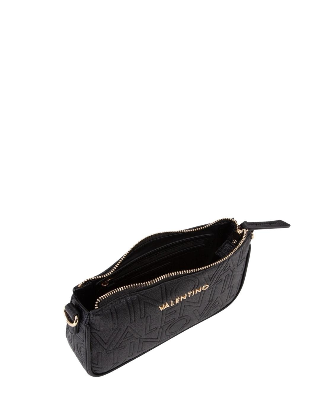 Valentino Bolso Tracolla Pansy Negro