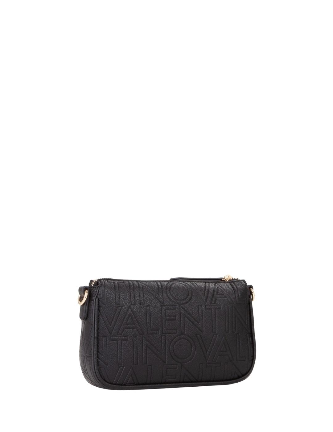 Valentino Bolso Tracolla Pansy Negro