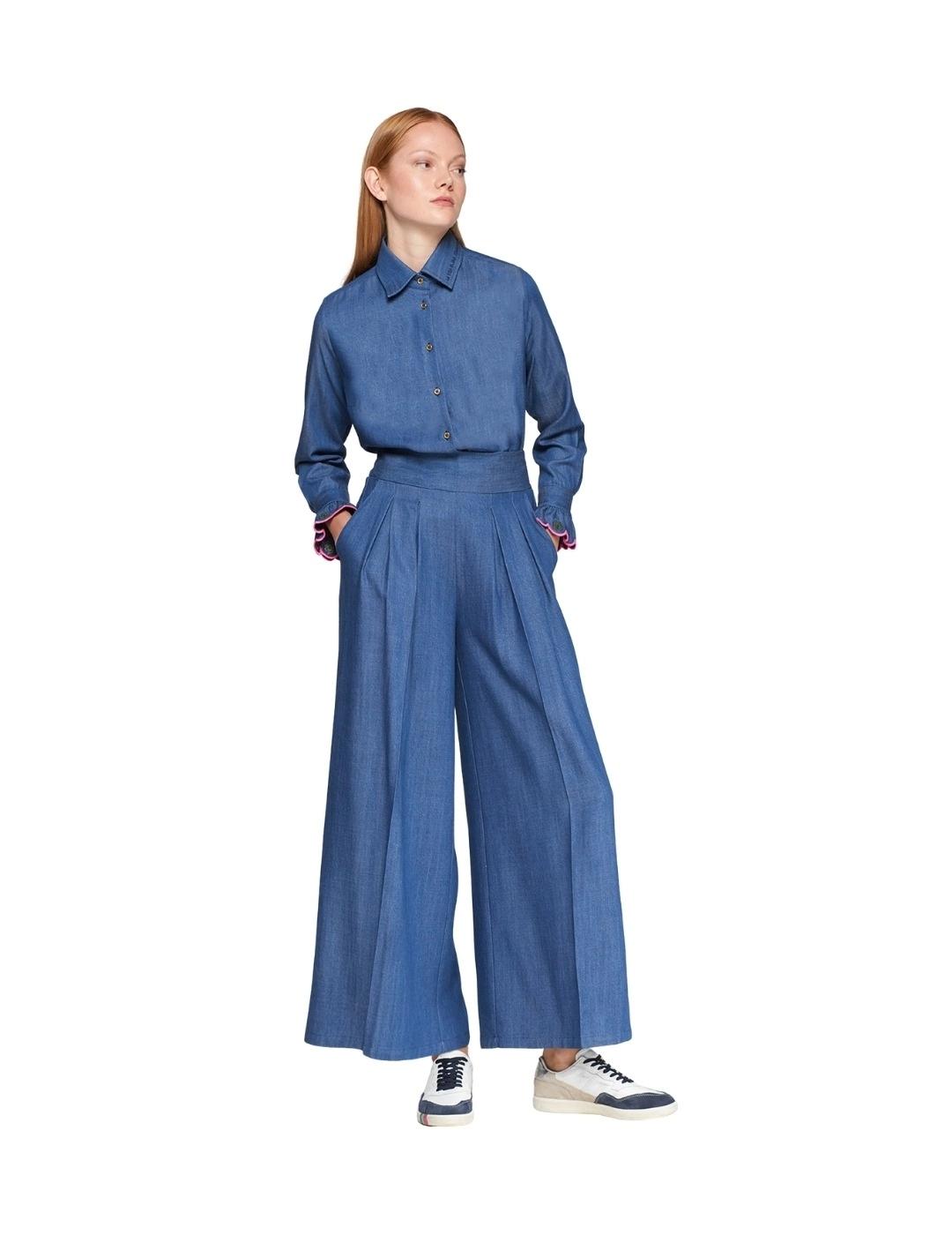 Vilagallo Pantalón Marian Denim Tencel