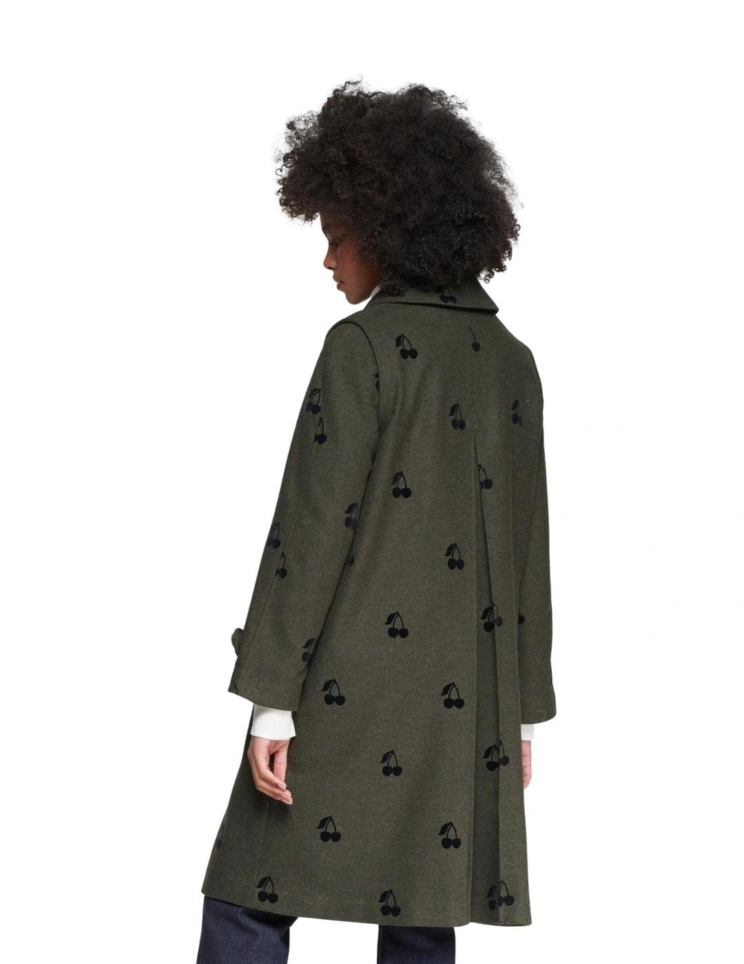 Vilagallo Abrigo Loden Focado Verde