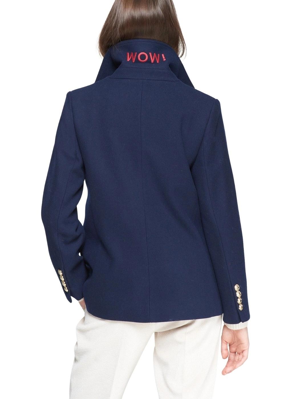 Vilagallo Chaqueta Marinera Emb Lana Azul Marino