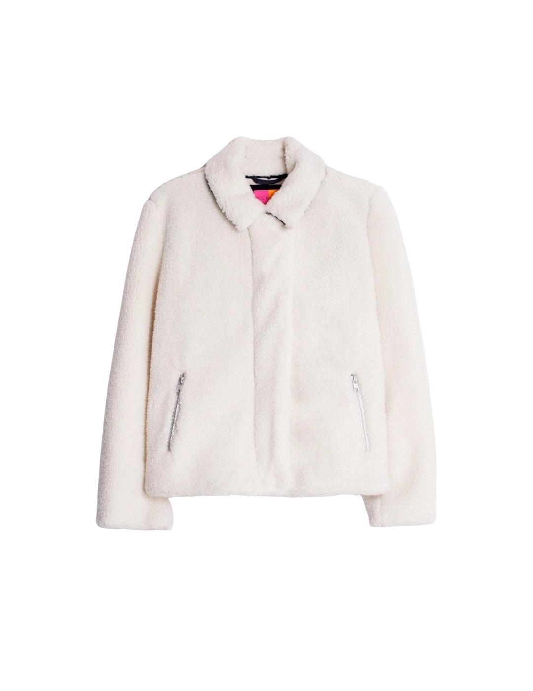 Vilagallo Chaqueta Blair Borrego Crudo Fake