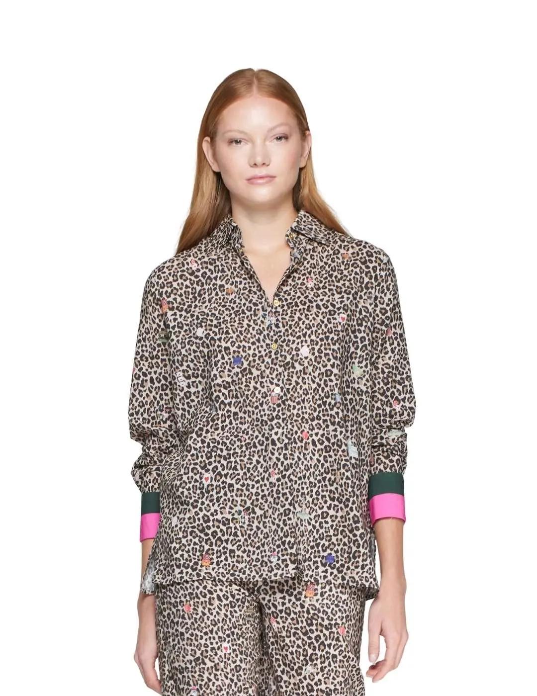 Vilagallo Camisa Mariela Leopardo Retiro