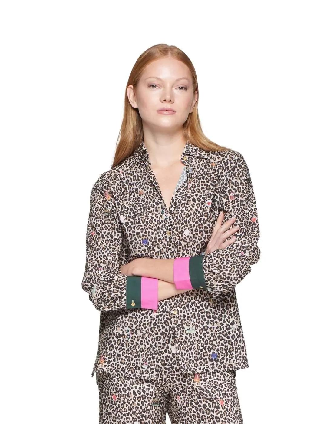 Vilagallo Camisa Mariela Leopardo Retiro