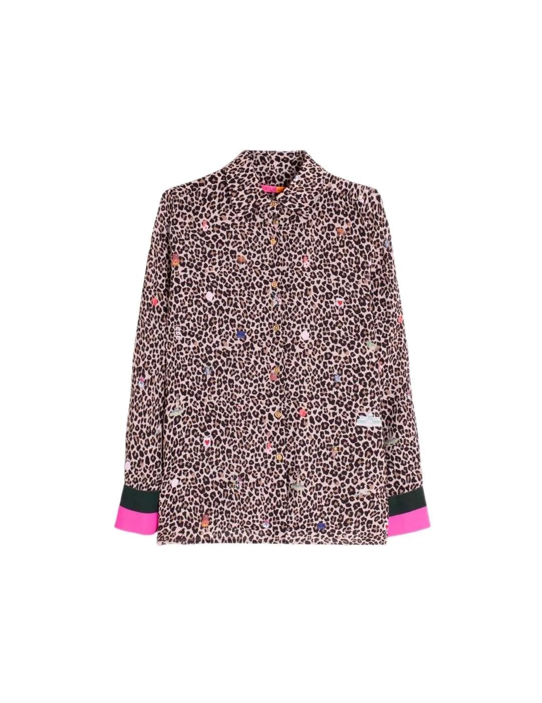 Vilagallo Camisa Mariela Leopardo Retiro