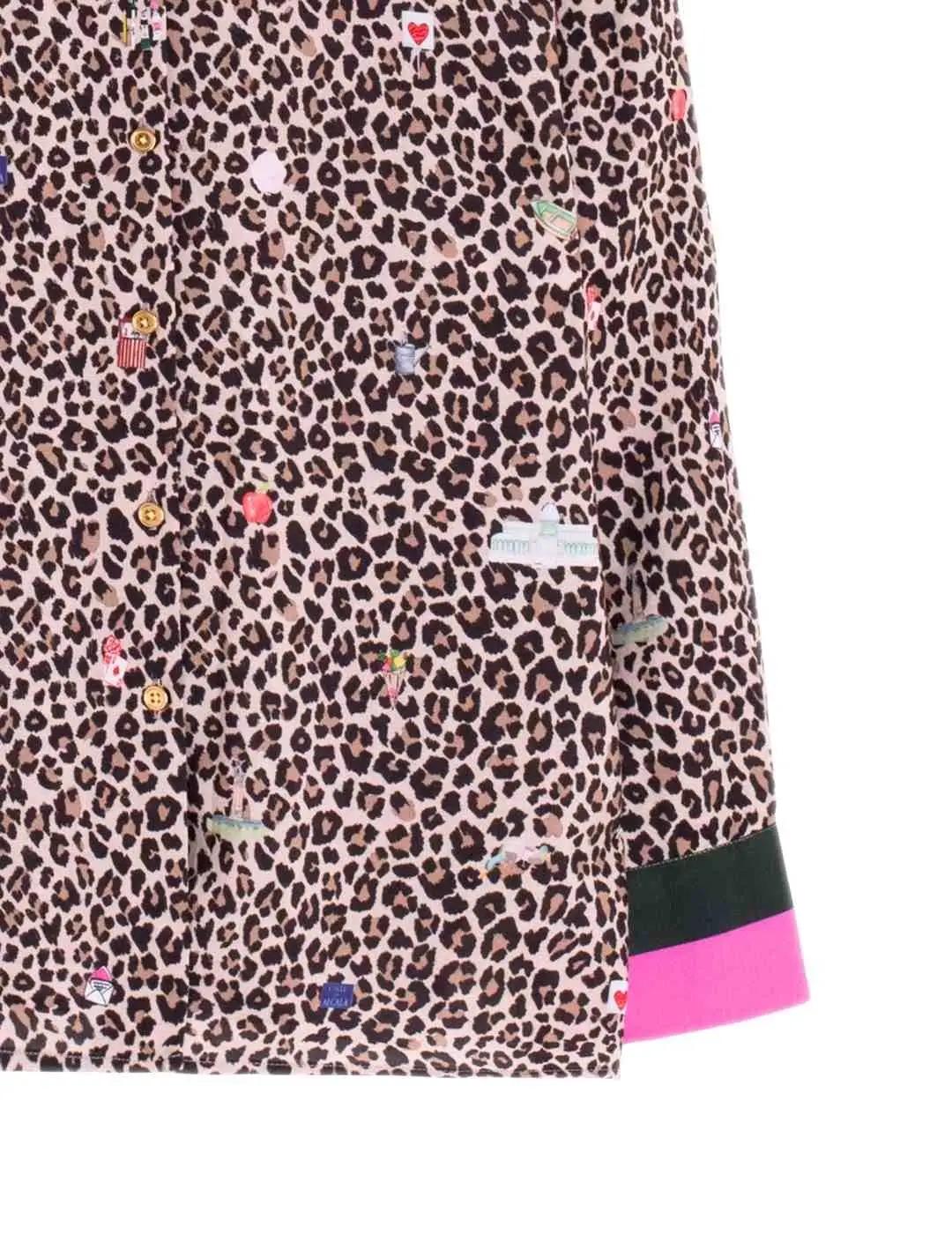 Vilagallo Camisa Mariela Leopardo Retiro