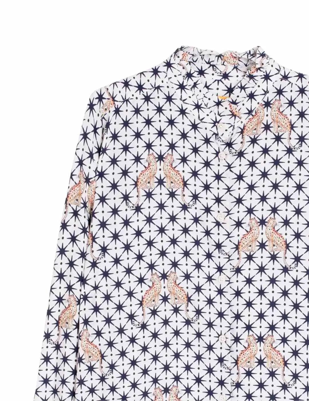 Vilagallo Camisa Andy Leopardos y estrellas