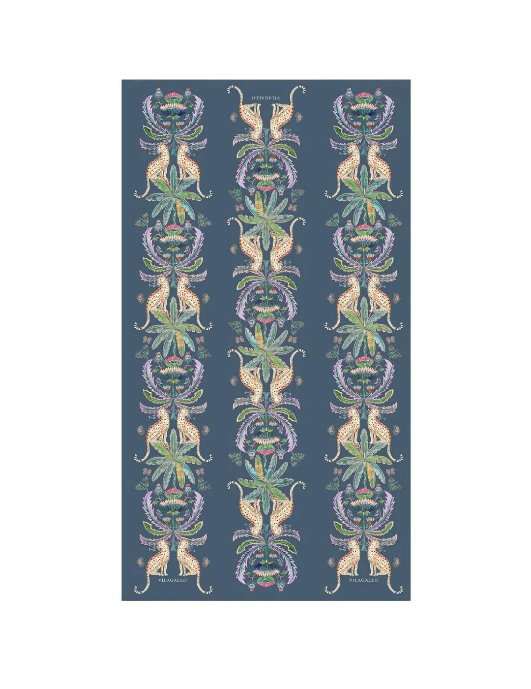 Vilagallo Fular Leopardos y palmeras