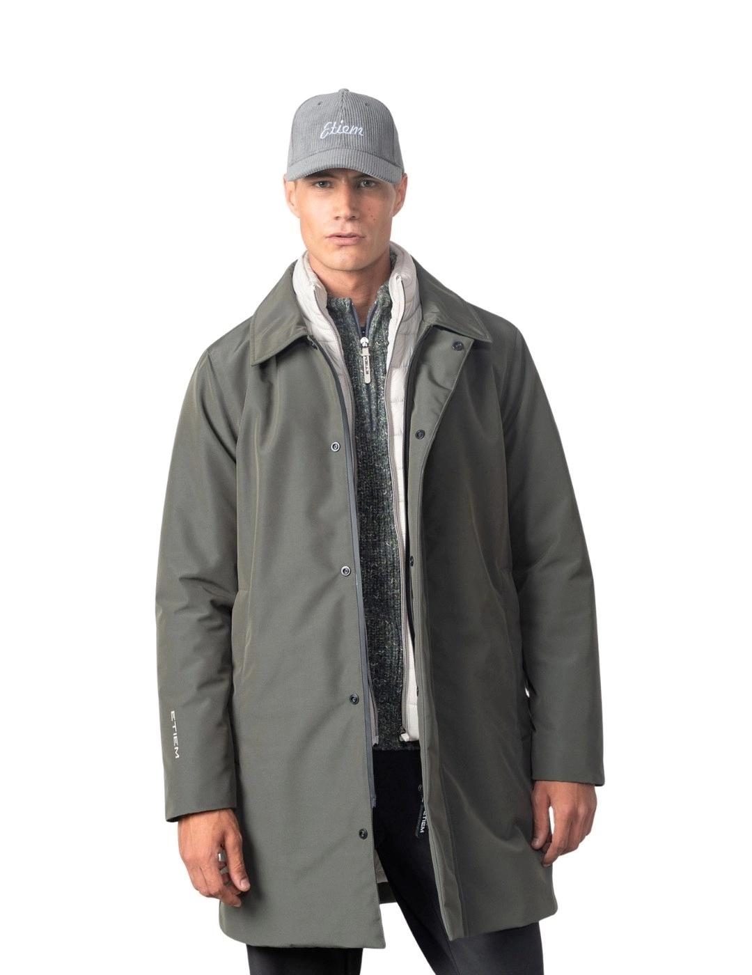 Etiem Trench Verde caqui con chaleco desmontable