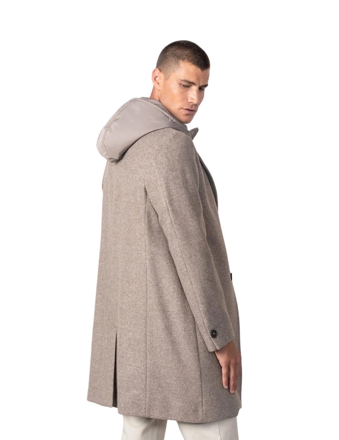 Etiem Abrigo con capucha desmontable Beige