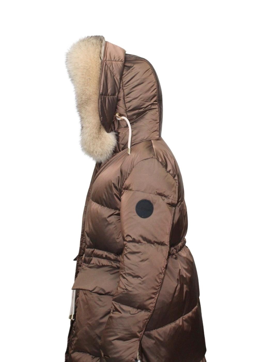 Flo&Clo Parka Marrón con cordón ajustable