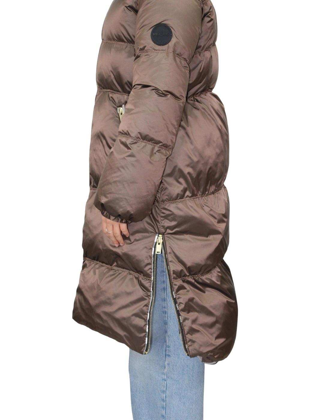 Flo&Clo Parka Marrón larga con capucha