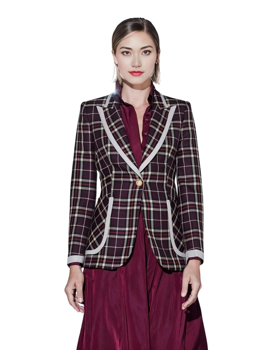 The Extreme Collection Blazer Cuadros Blackberry