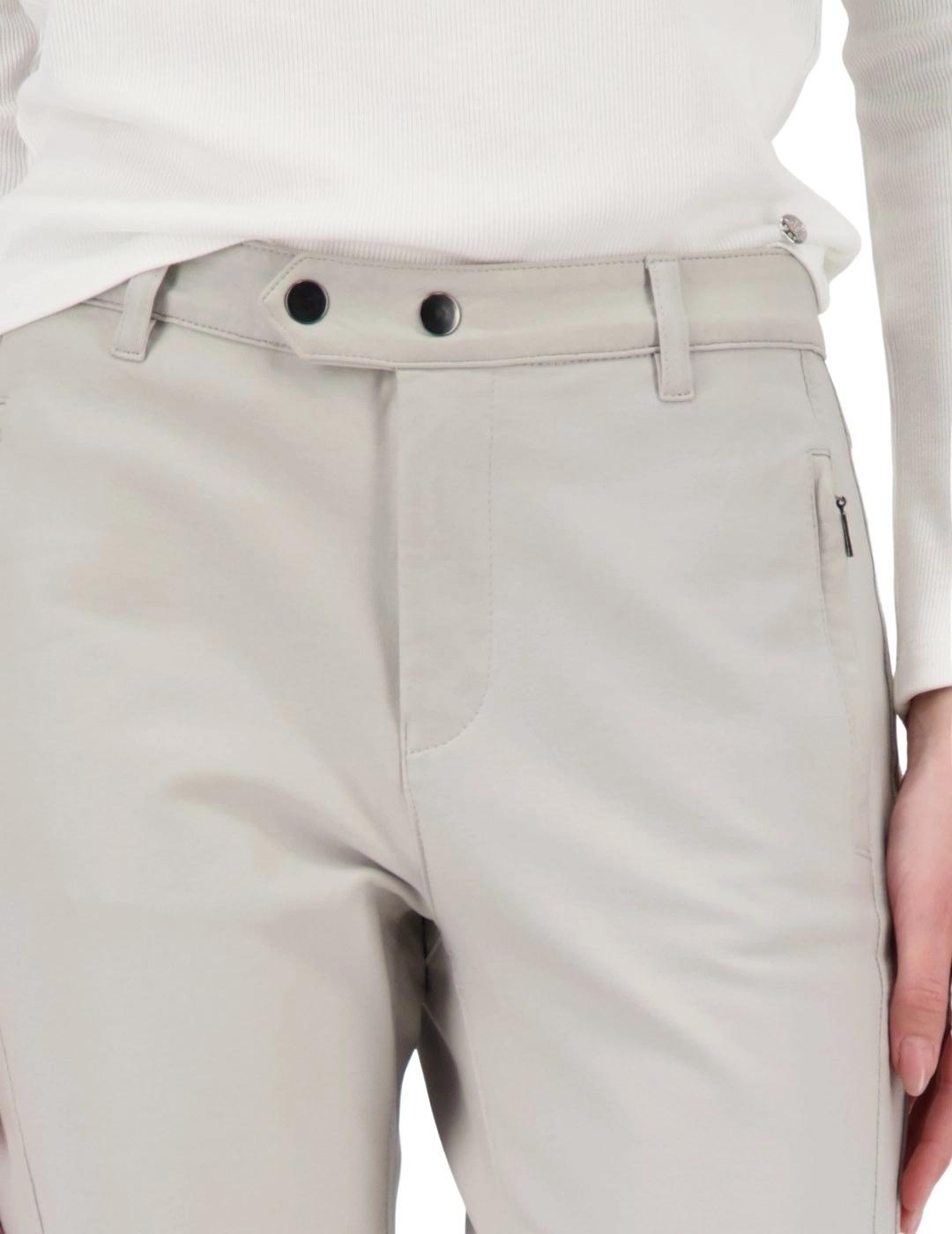 Monari Pantalón Beige grisáceo