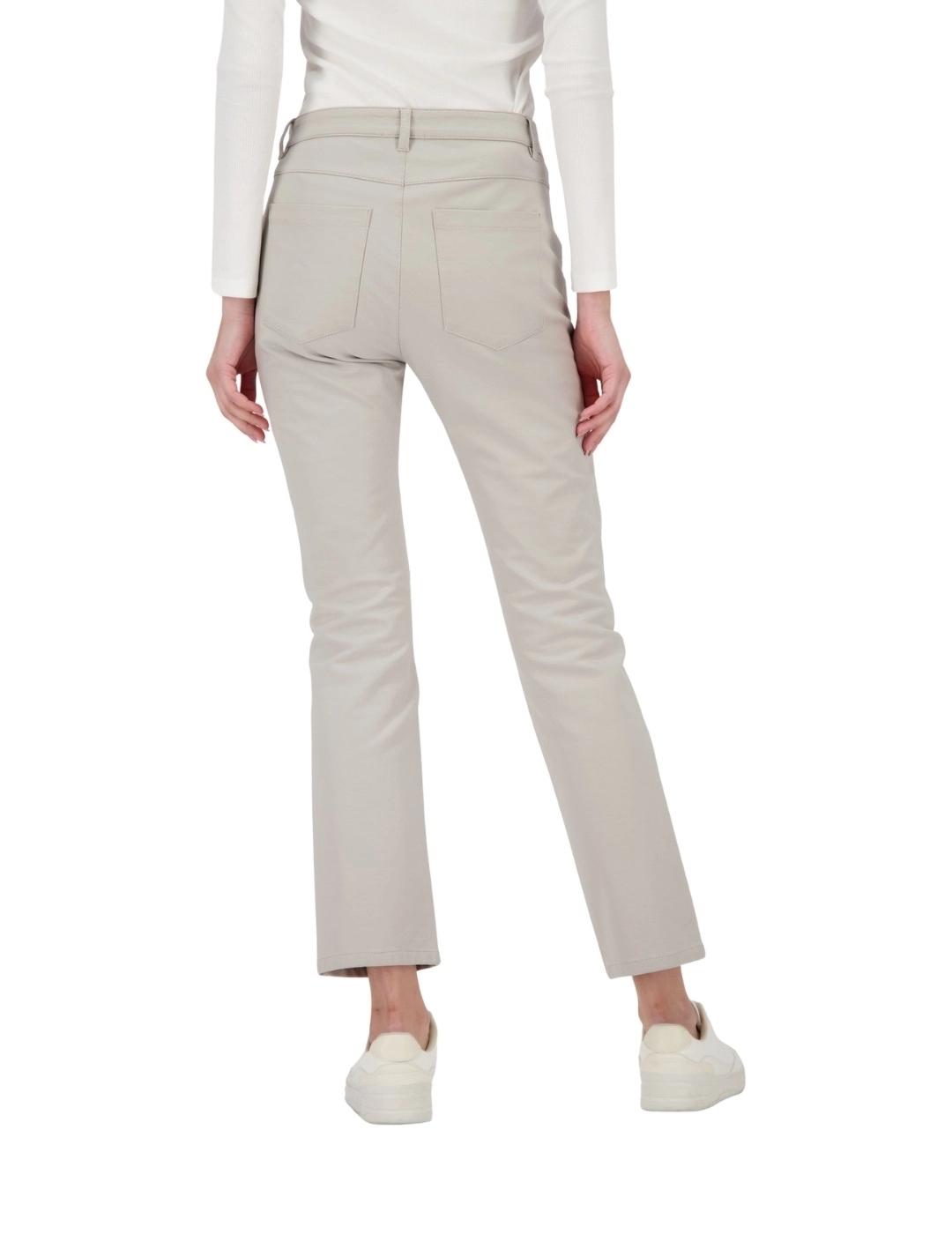 Monari Pantalón Beige grisáceo