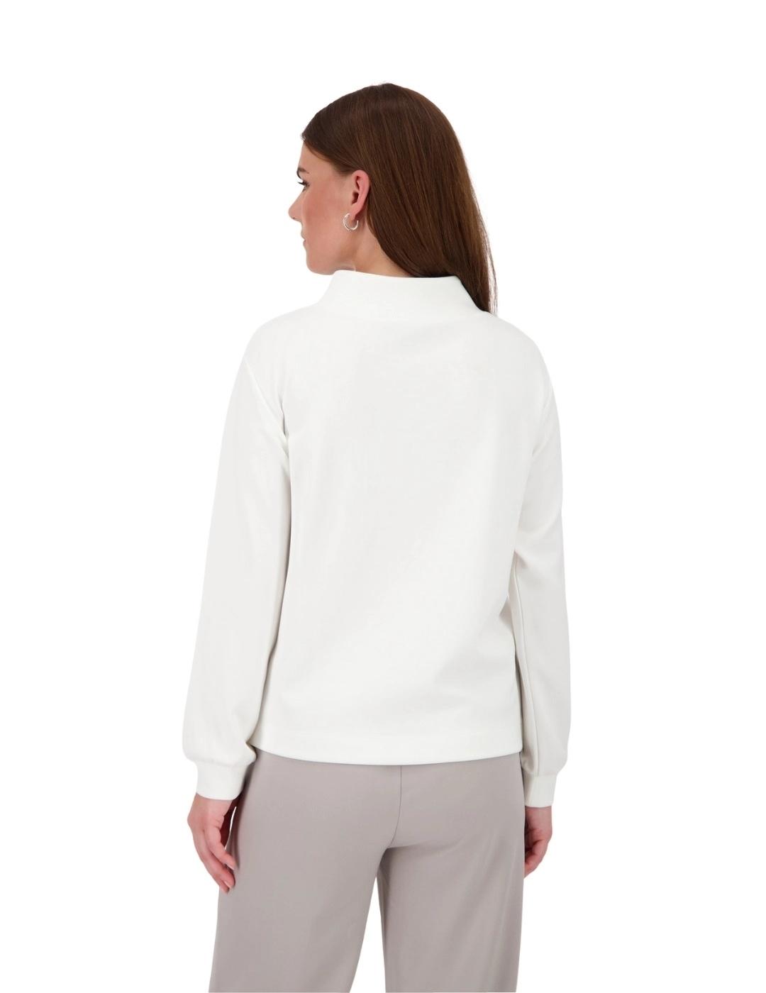 Monari Sudadera Blanca sin capucha