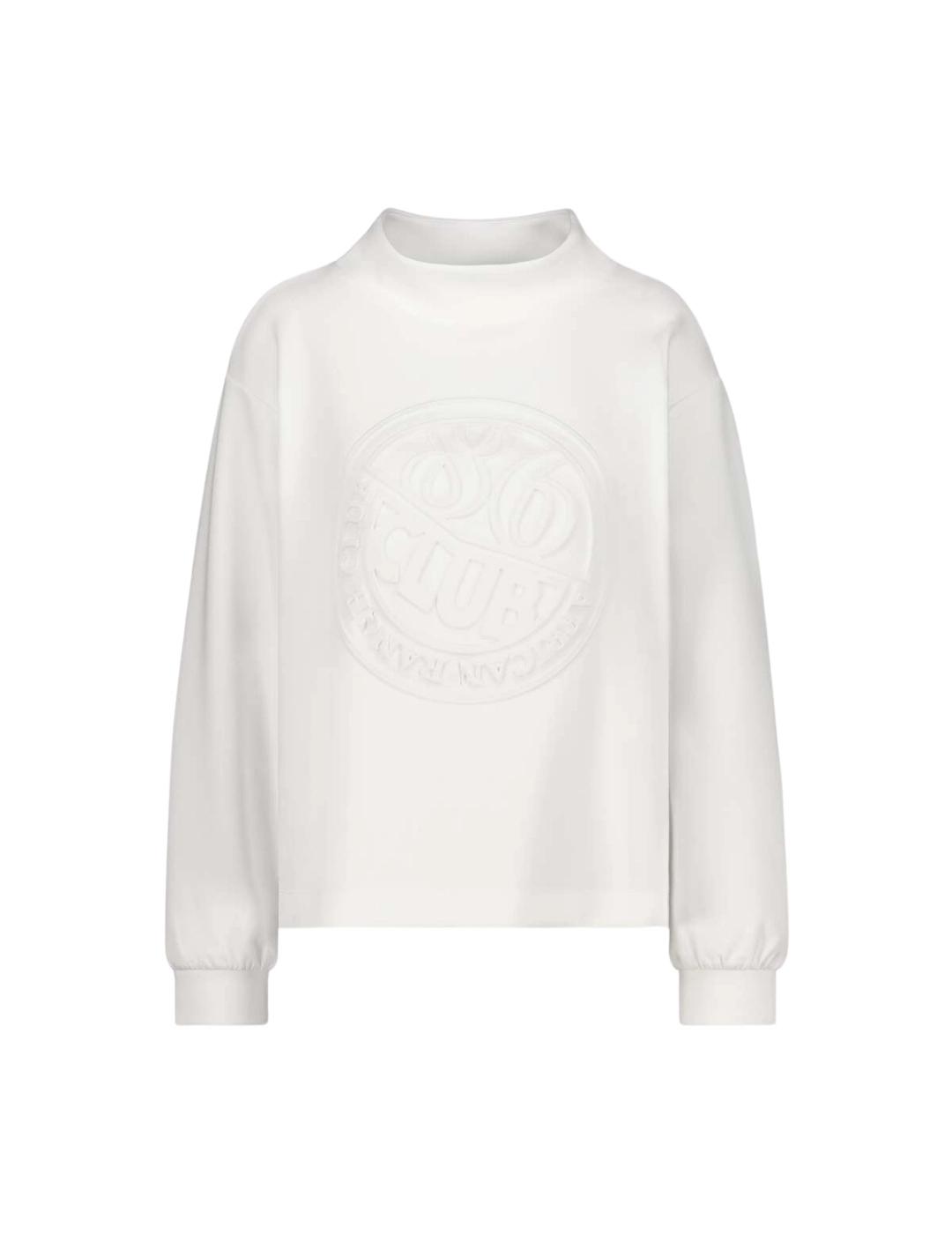 Monari Sudadera Blanca sin capucha