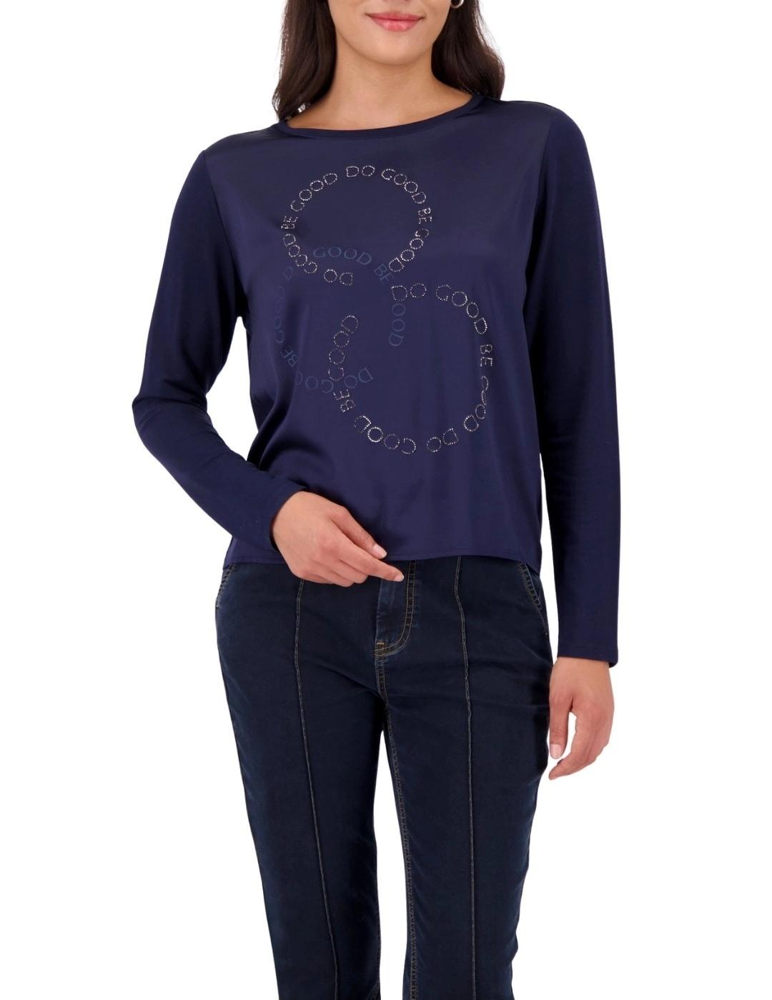 Monari Camiseta Azul marino