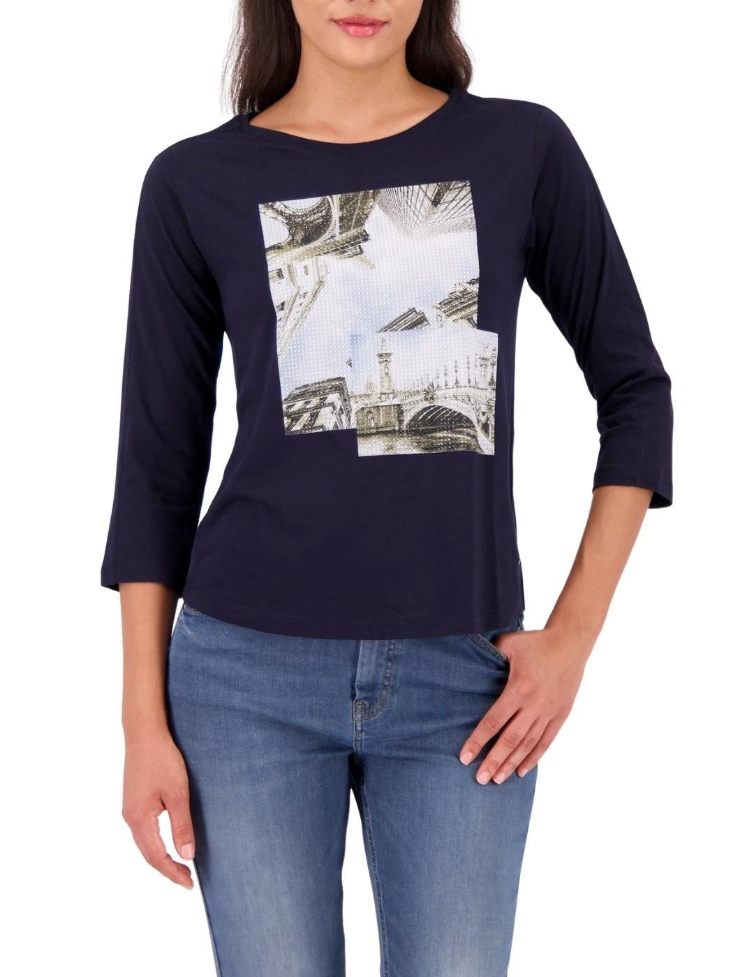 Monari Camiseta Azul marino