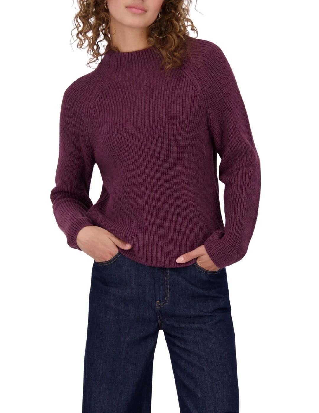Monari Jersey de punto Burdeos