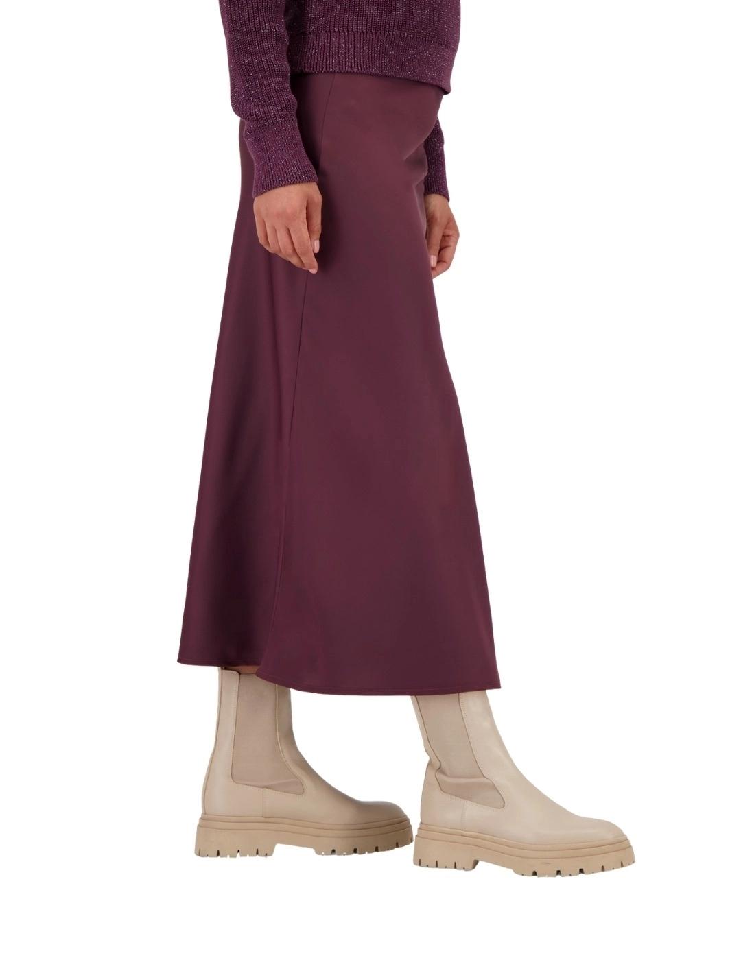 Monari Falda Satinada Granate