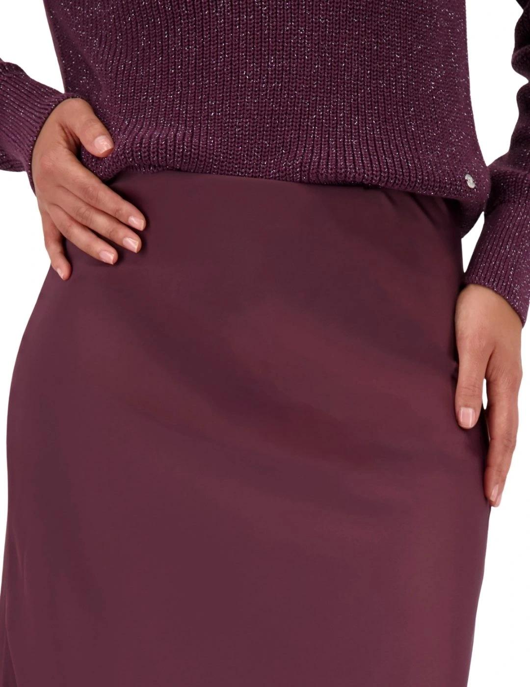 Monari Falda Satinada Granate