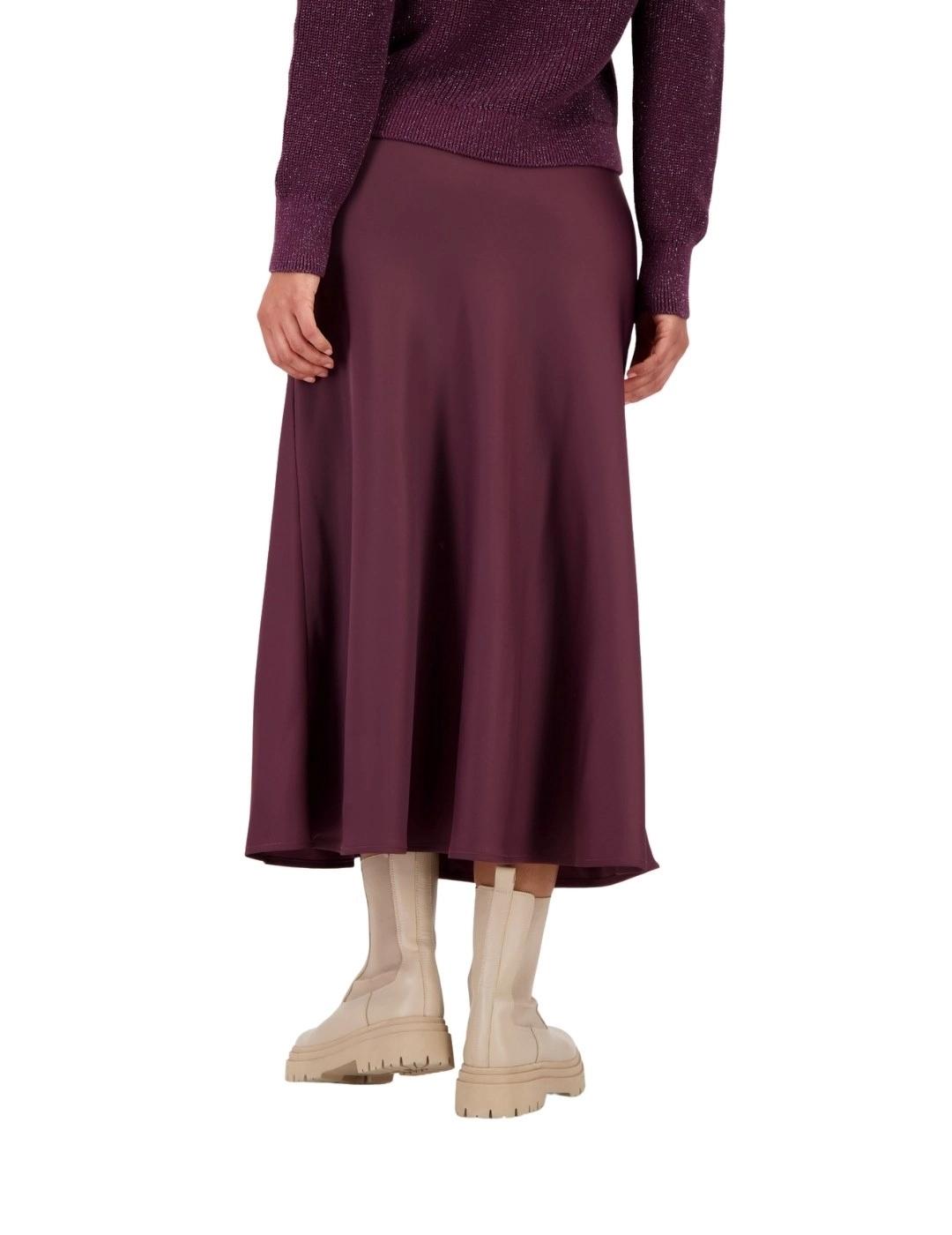 Monari Falda Satinada Granate