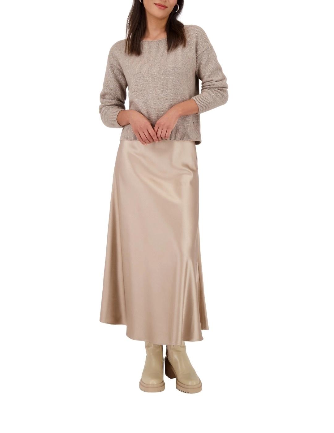 Monari Falda Satinada Granate