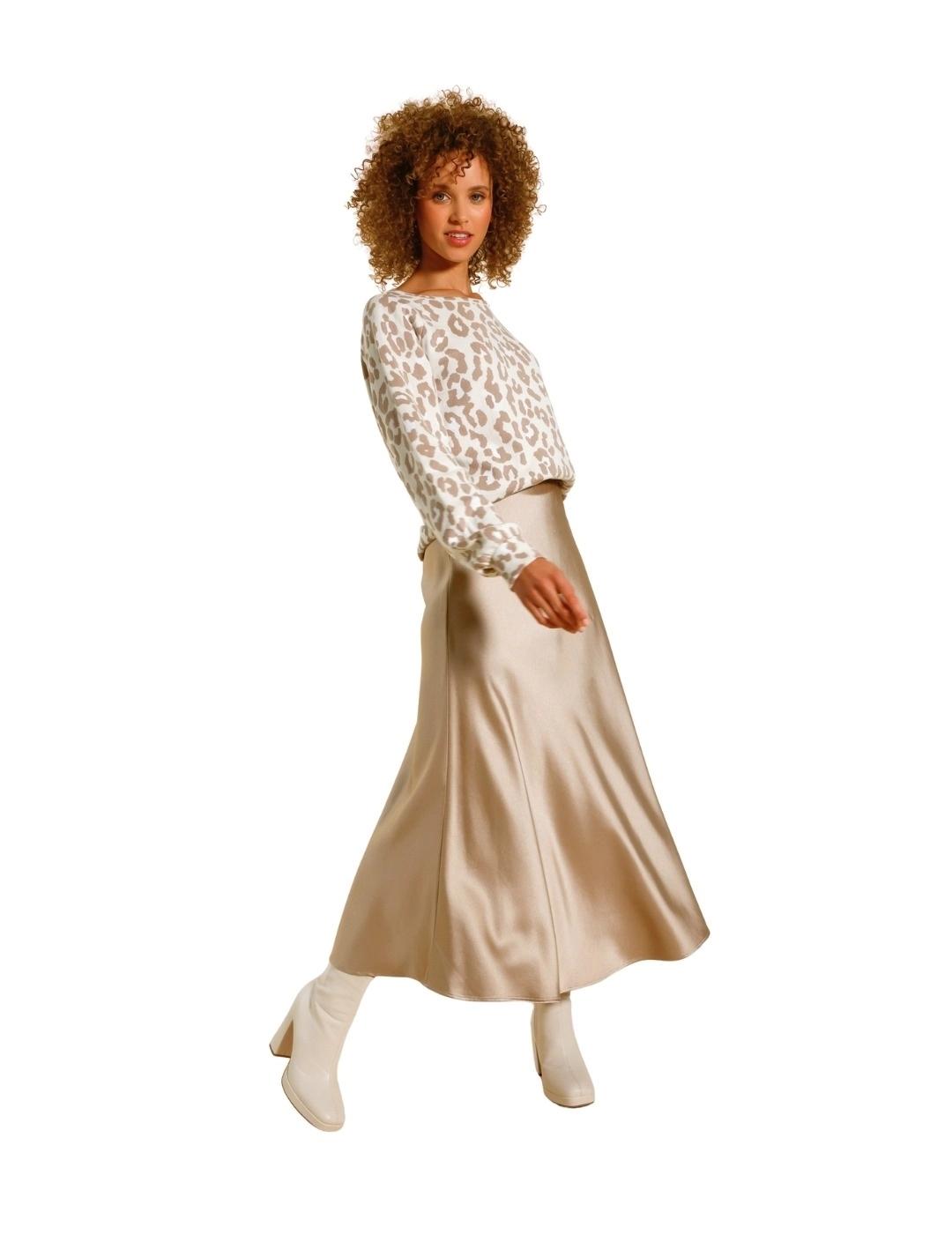 Monari Falda Satinada Beige